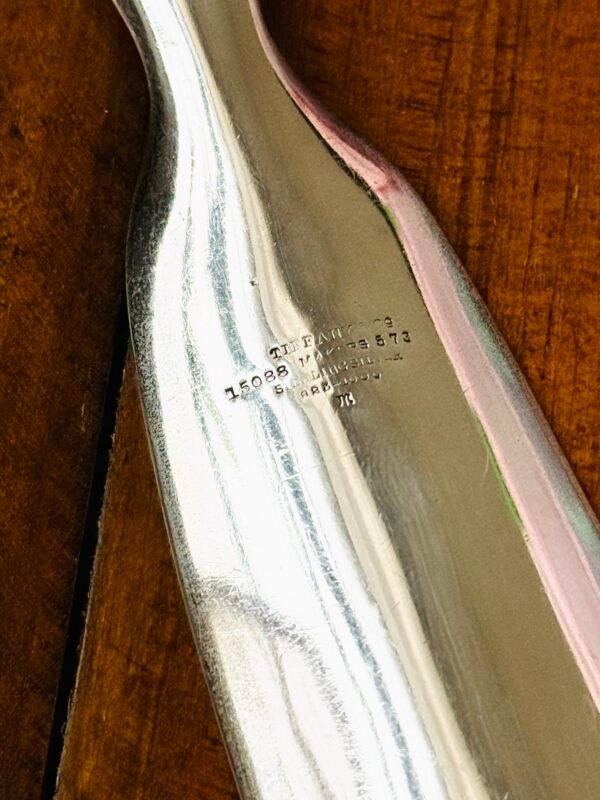 Tiffany & Co. Sterling Silver .925 Shoe Horn Engraved Numbered And Signed - Image 7