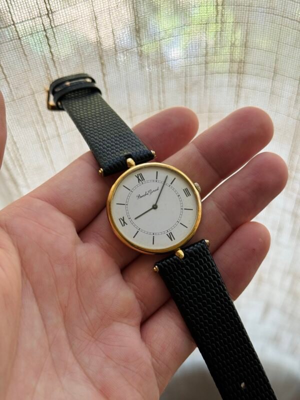 Bueche Girod Vintage Ultra Thin Manual Wind Watch 18k Serviced W/Box - Image 2