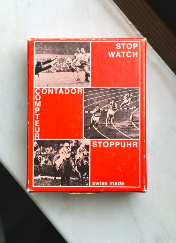 Vintage Endura Stopwatch w/Box 53mm - Image 2
