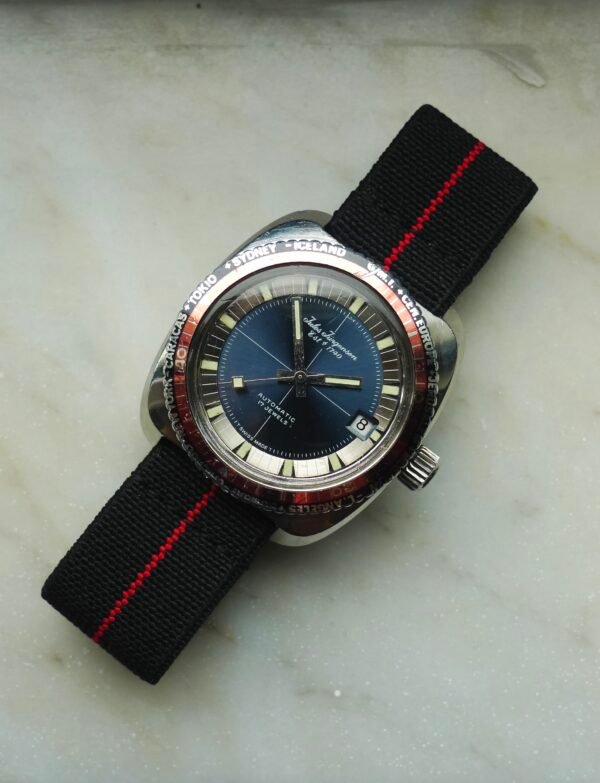 Vintage Jules Jürgensen Worldtime Dive Watch Automatic 36mm