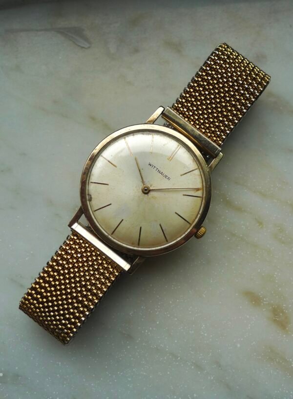 Vintage Wittnauer Watch 33mm Ultra Thin Manual Wind 10k Gold Filled