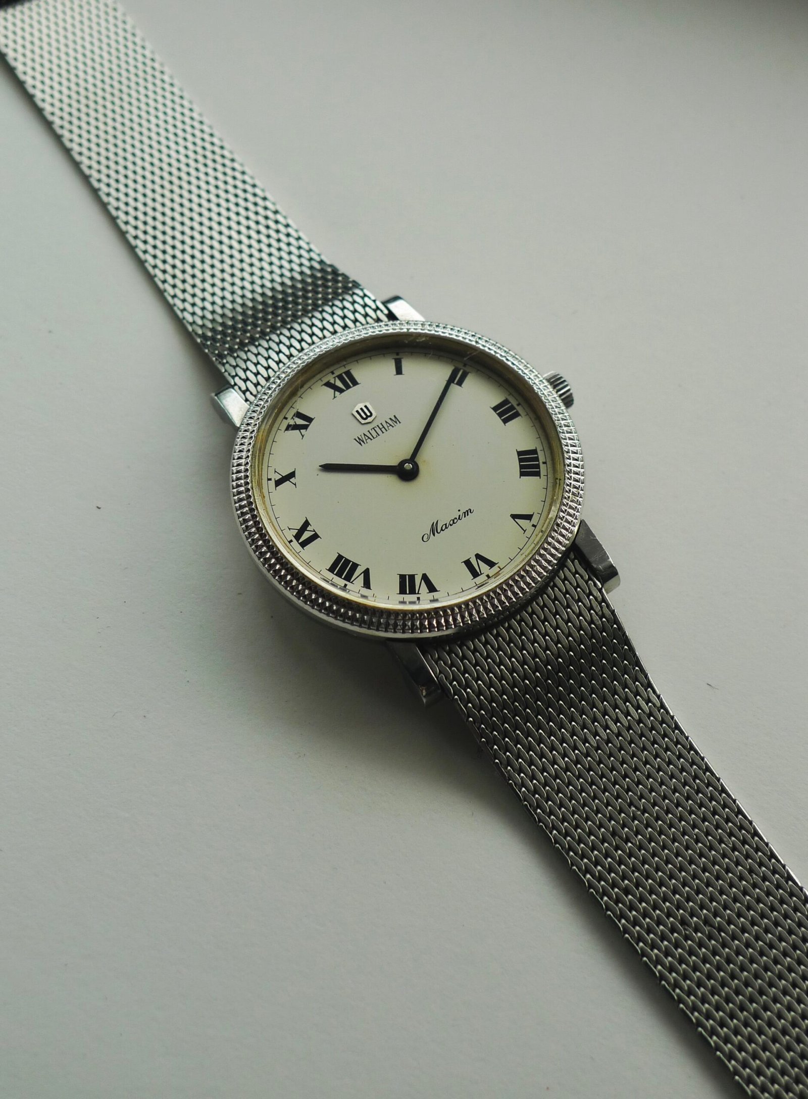 Vintage Waltham Maxim Manual Wind Watch 34mm - Image 4