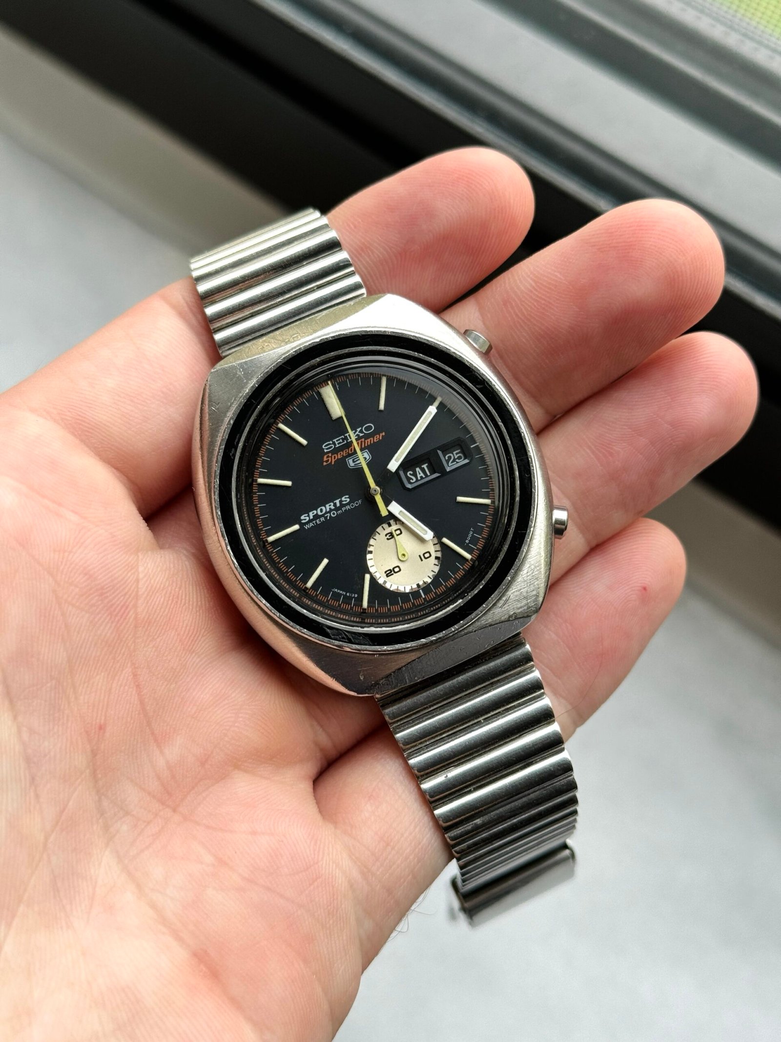 Vintage Seiko 5 Sports Speed-Timer 6139-8001 - Image 3