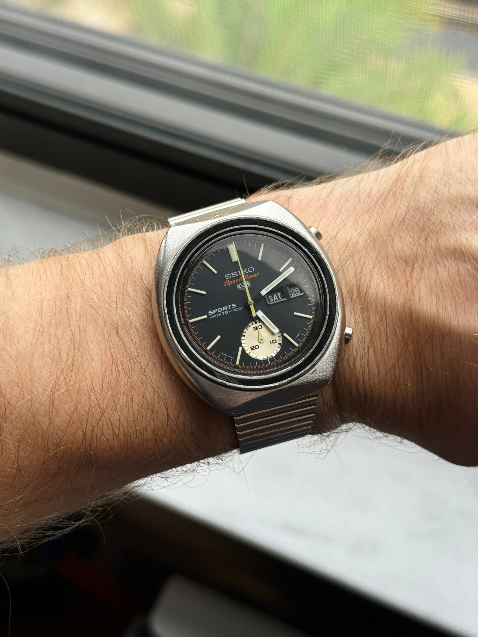 Vintage Seiko 5 Sports Speed-Timer 6139-8001 - Image 2