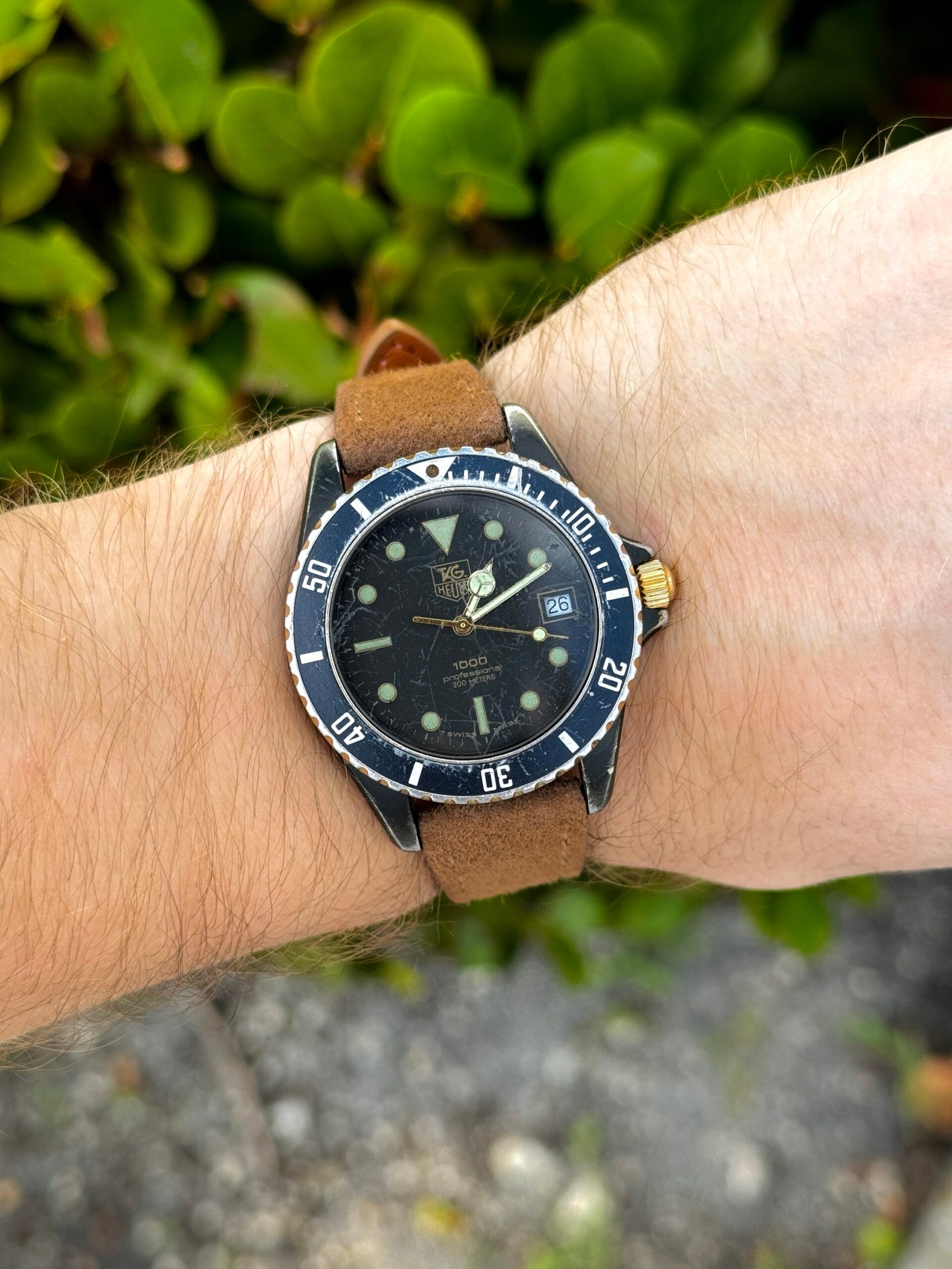 Vintage TAG Heuer 1000 Professional Reference 980.029n Quartz 1980s - Image 5