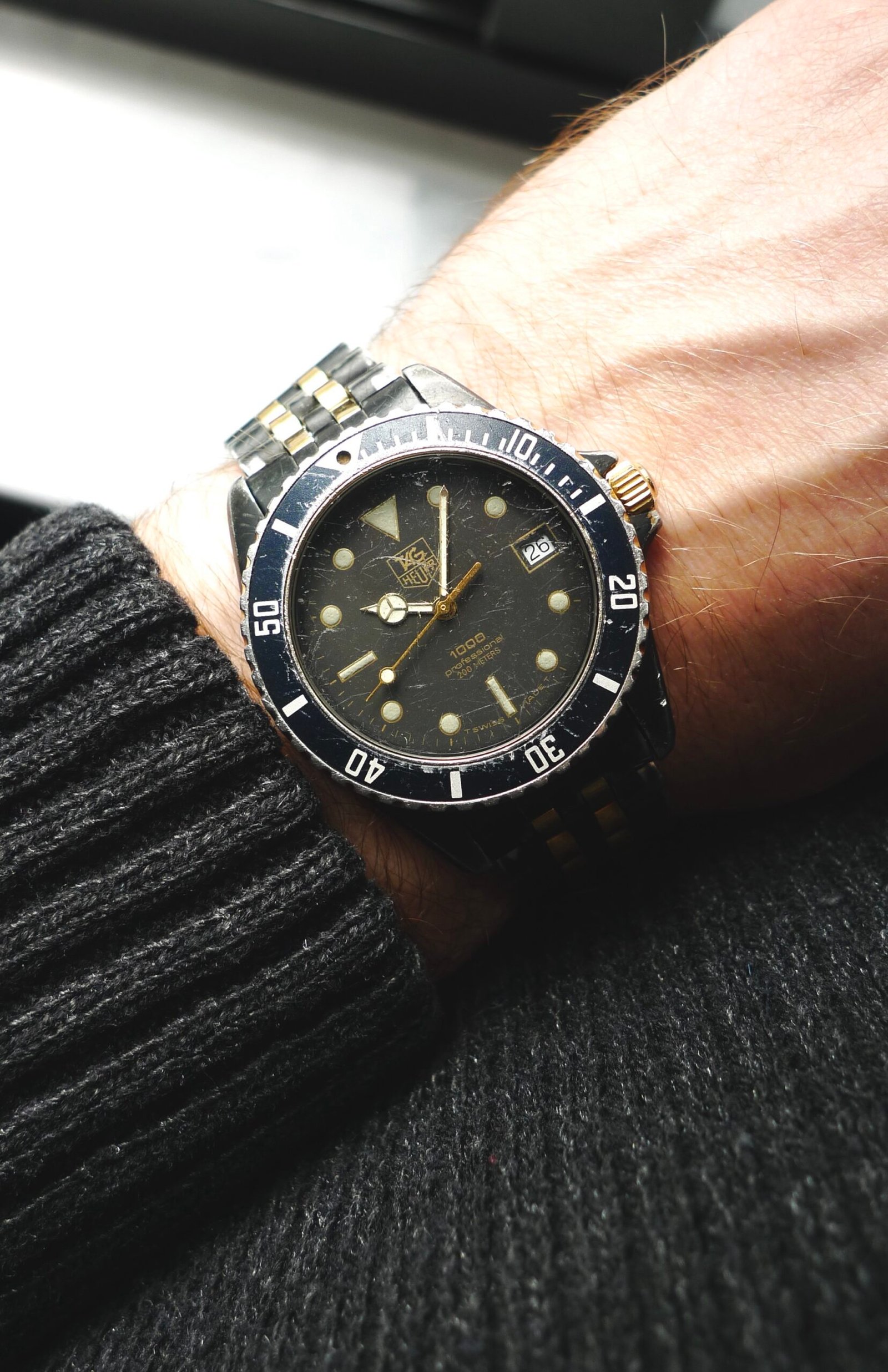 Vintage TAG Heuer 1000 Professional Reference 980.029n Quartz 1980s - Image 6