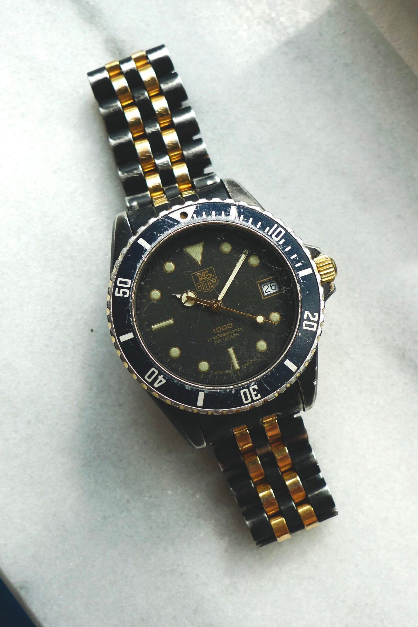 Vintage TAG Heuer 1000 Professional Reference 980.029n Quartz 1980s - Image 8