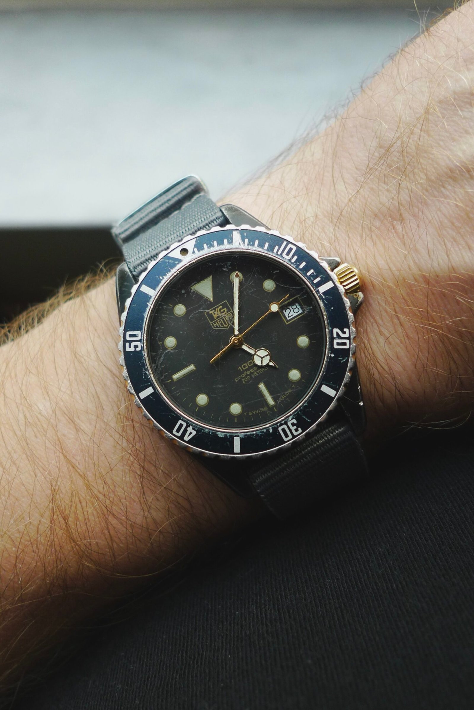 Vintage TAG Heuer 1000 Professional Reference 980.029n Quartz 1980s - Image 7