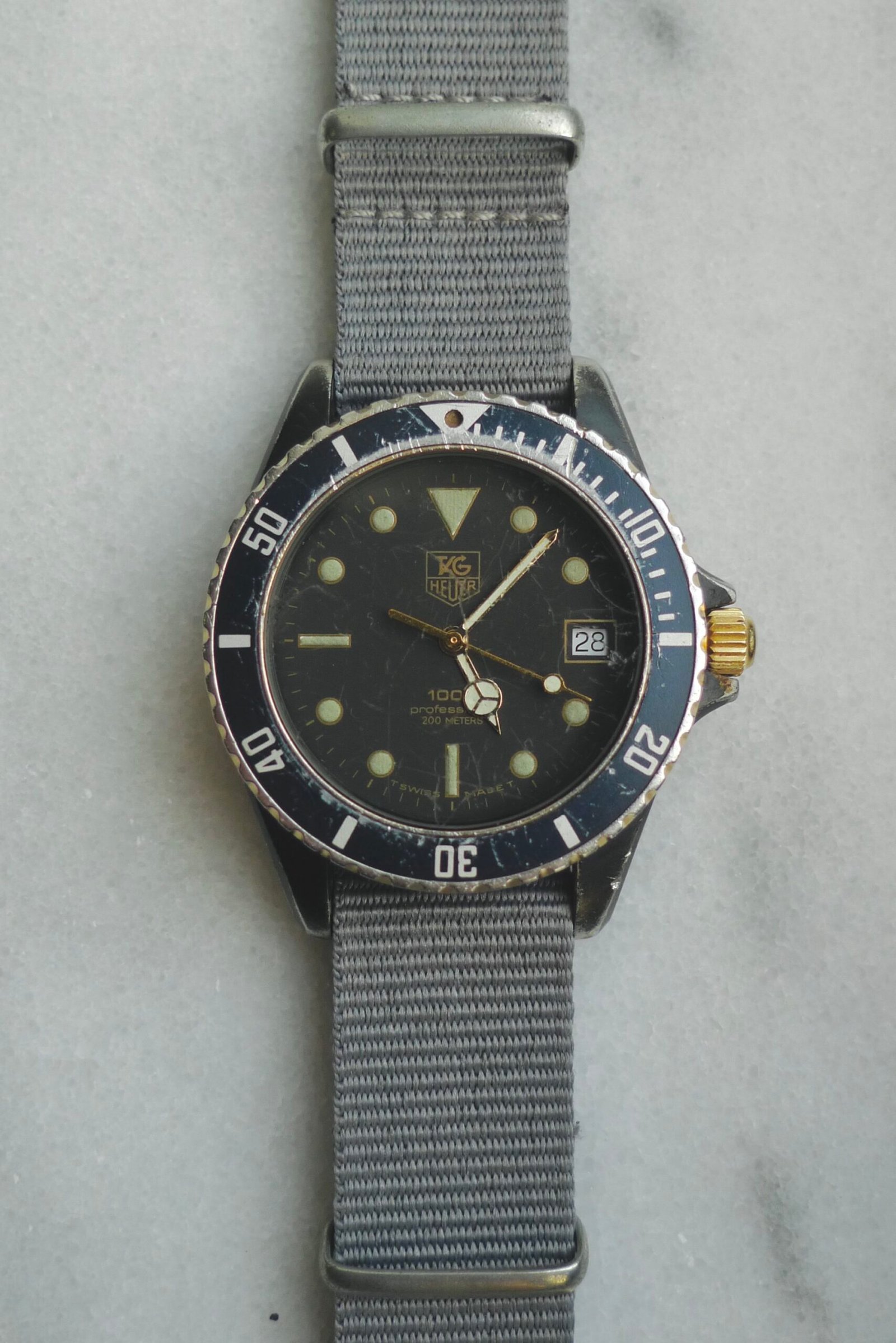 Vintage TAG Heuer 1000 Professional Reference 980.029n Quartz 1980s - Image 4