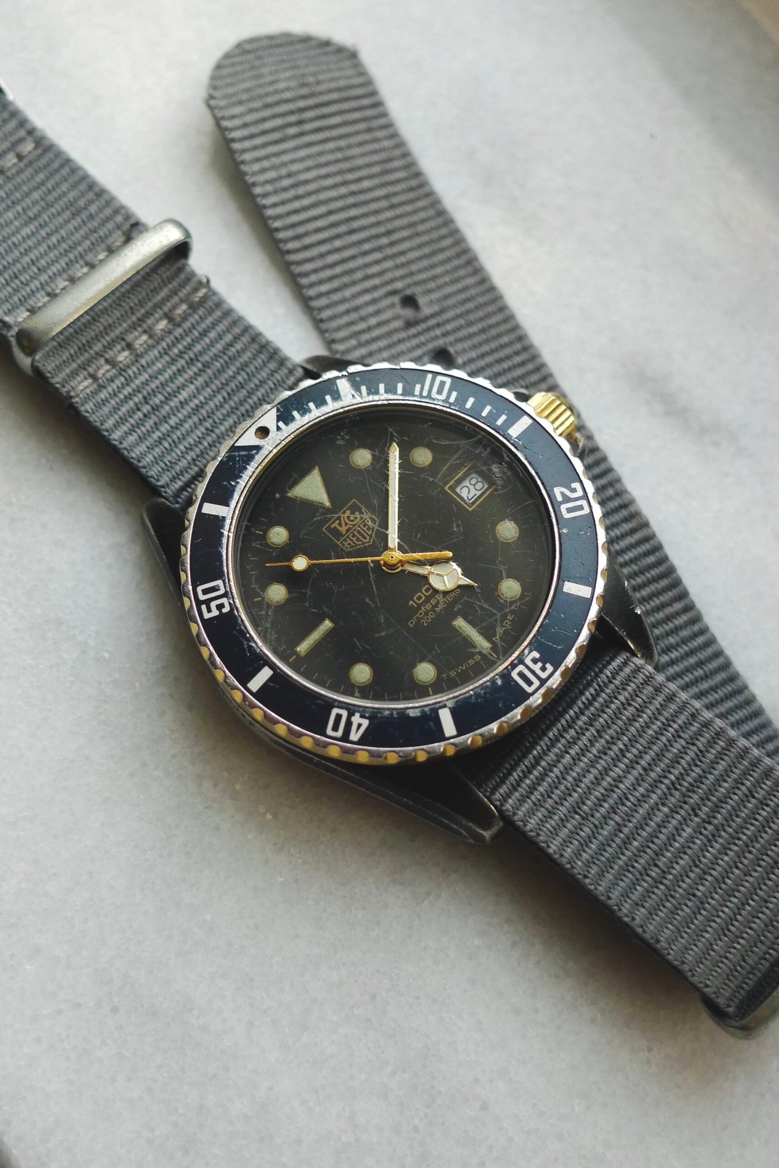 Vintage TAG Heuer 1000 Professional Reference 980.029n Quartz 1980s - Image 2