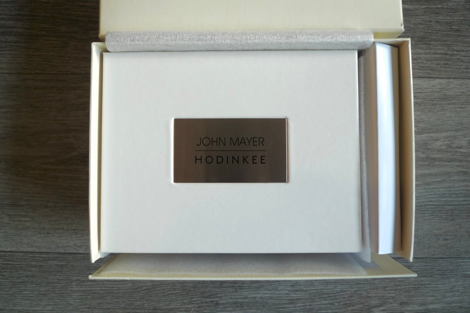 G-SHOCK x John Mayer x Hodinkee Ref. 6900-PT80 White/Cream Full Set Box and Papers - Image 9