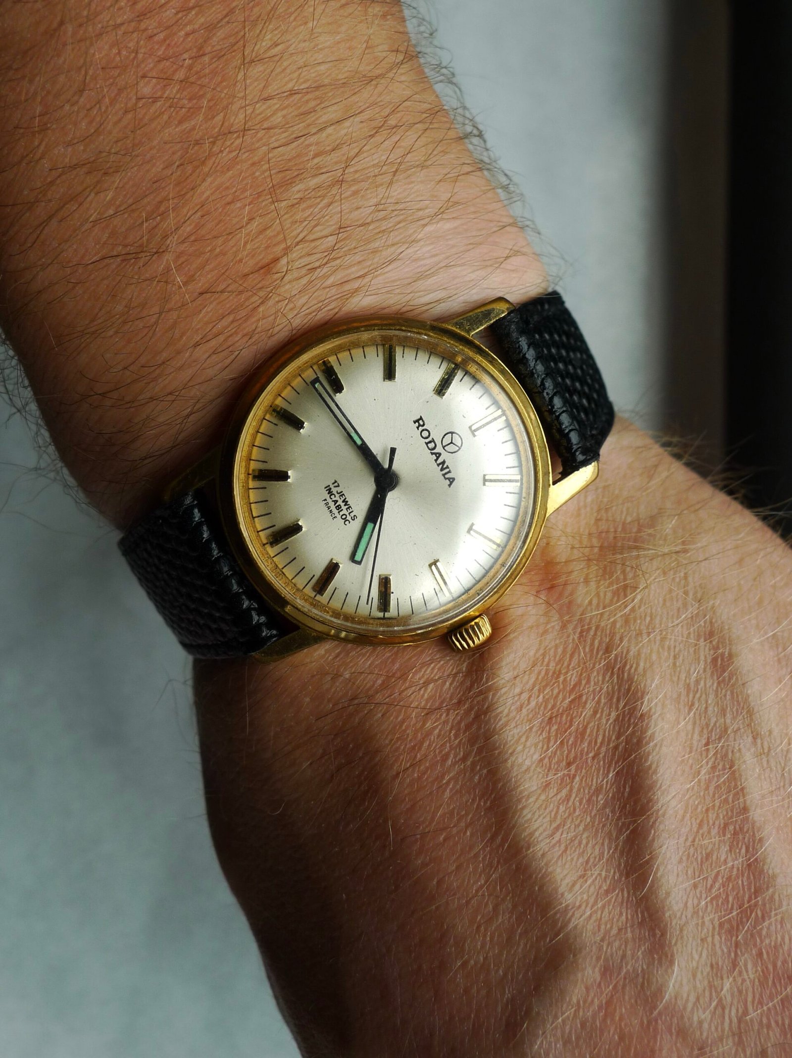 Rodania Rare “France” Dial Manual Wind Watch 33mm