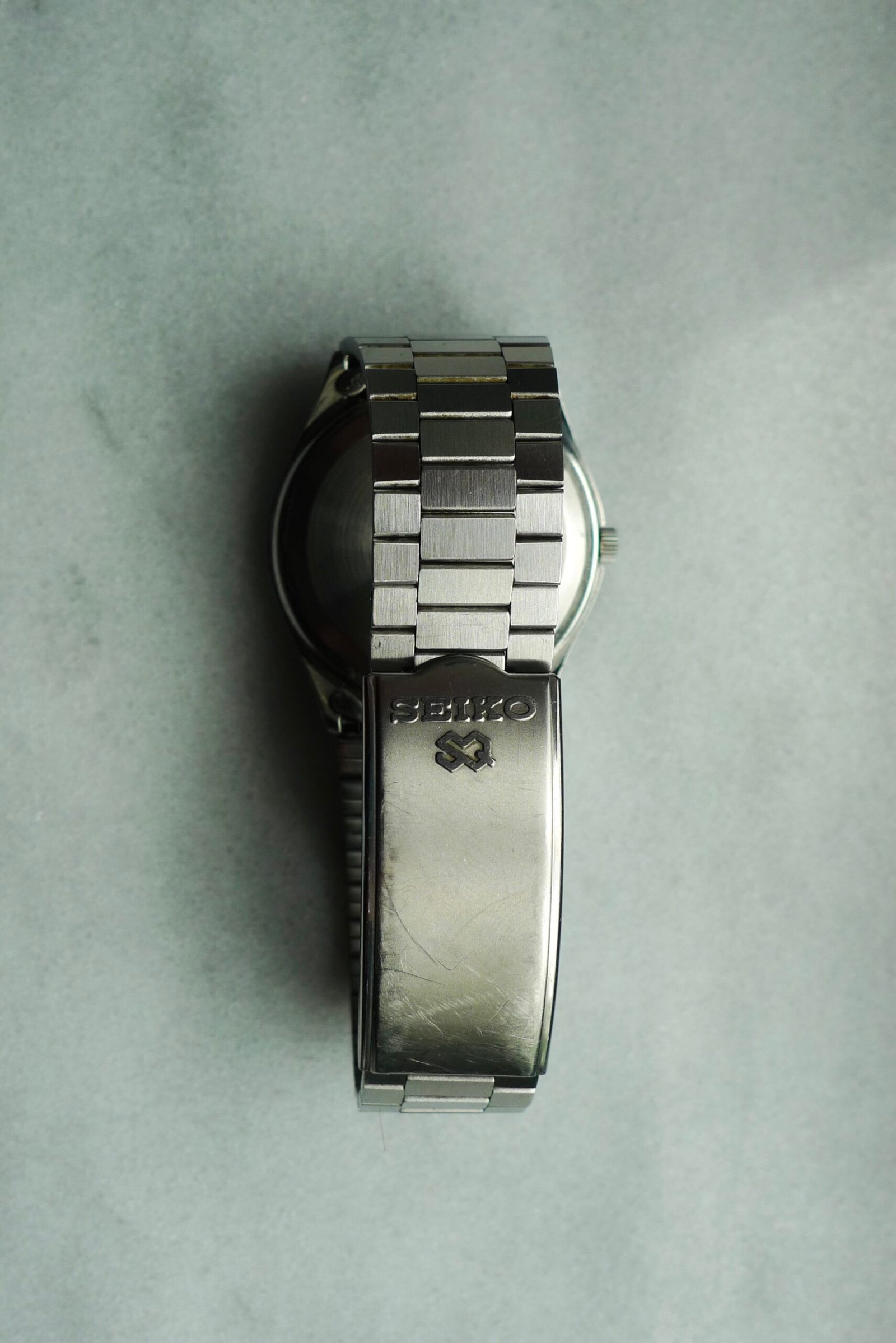 Seiko SQ Quartz Day/Date Blue Dial 1994 - Image 7