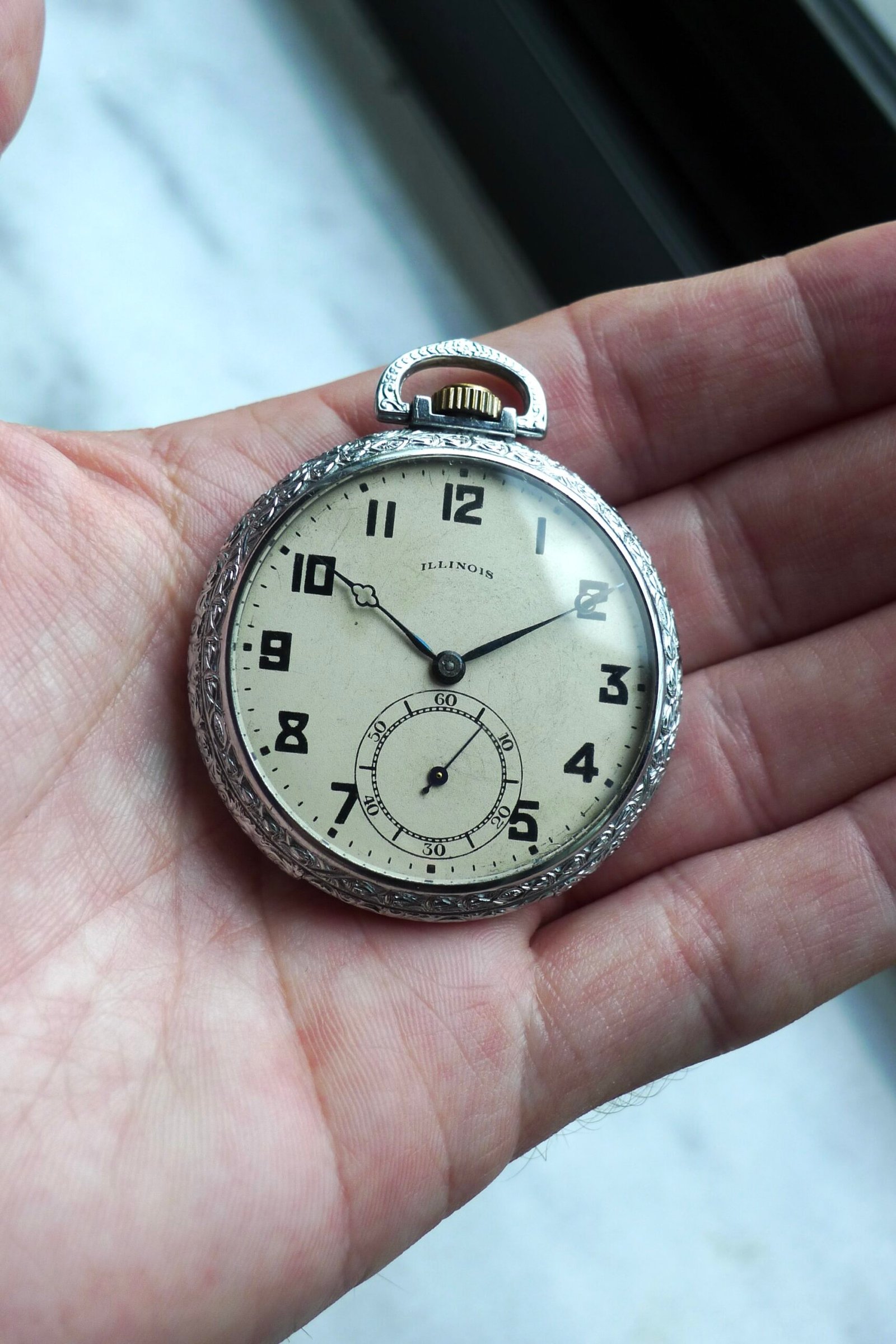 1923 Illinois 12s 17j Grade 405 Model 3 45mm Pocket Watch