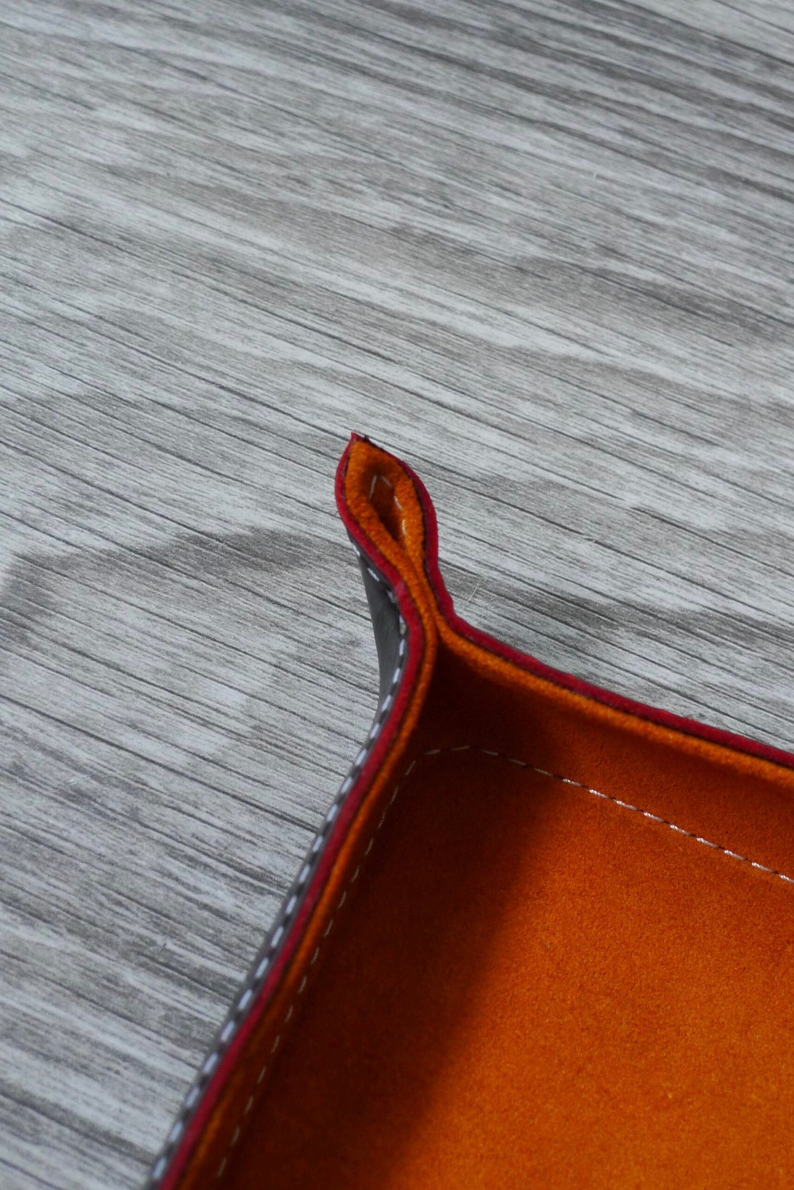 Handmade Leather Valet Tray 4x4 - Image 8