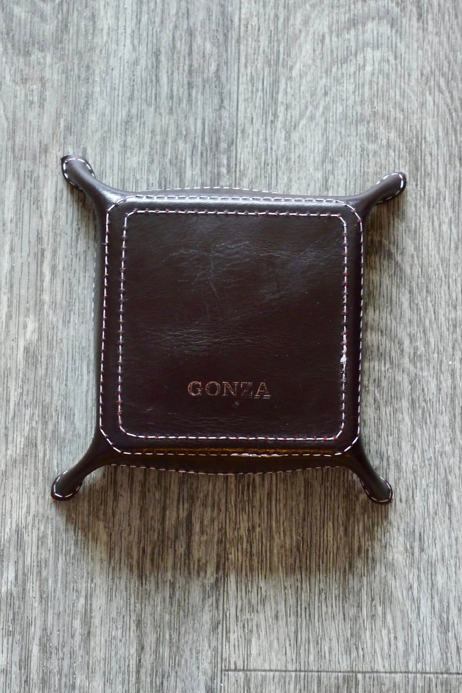 Handmade Leather Valet Tray 4x4 - Image 5