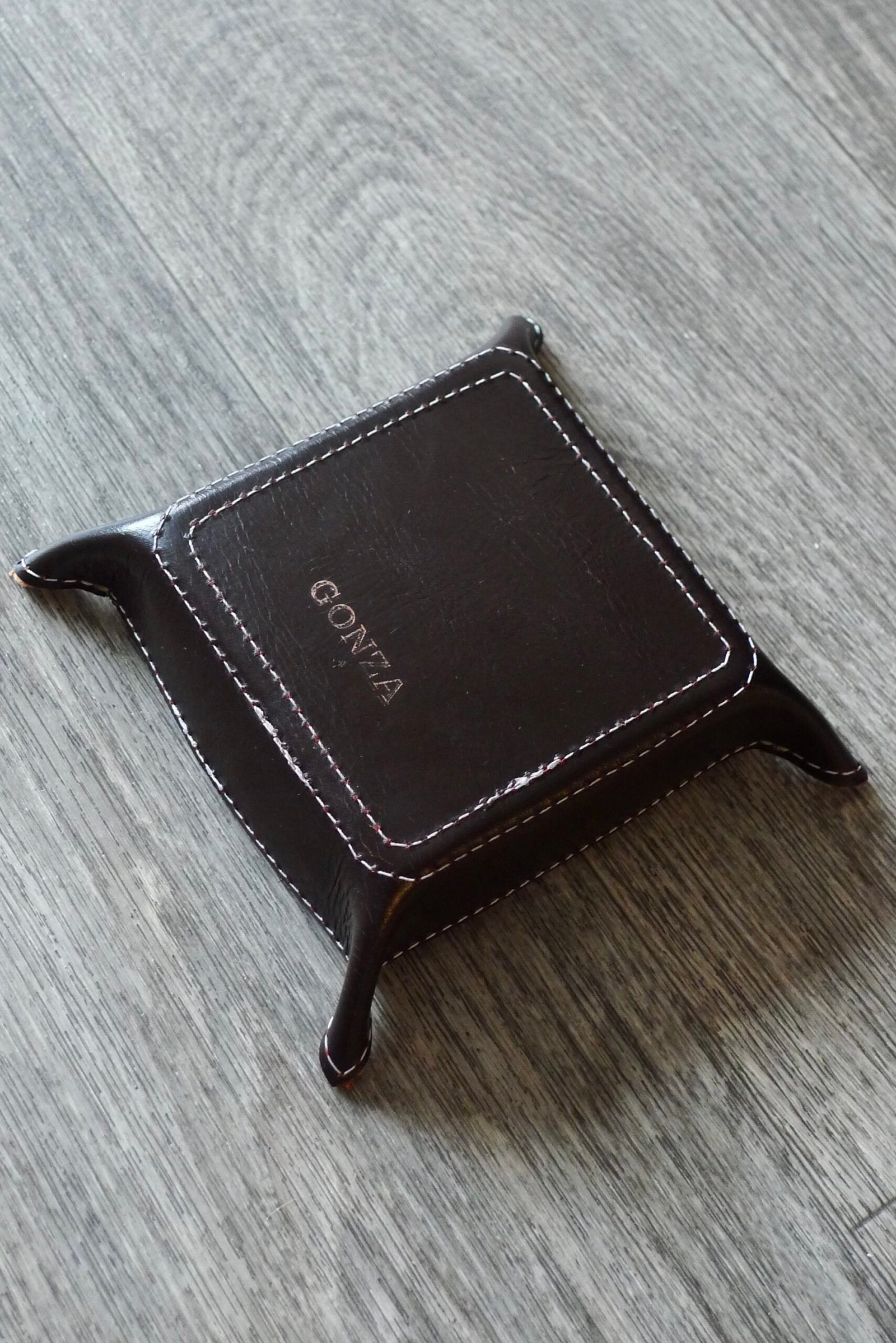 Handmade Leather Valet Tray 4x4 - Image 6