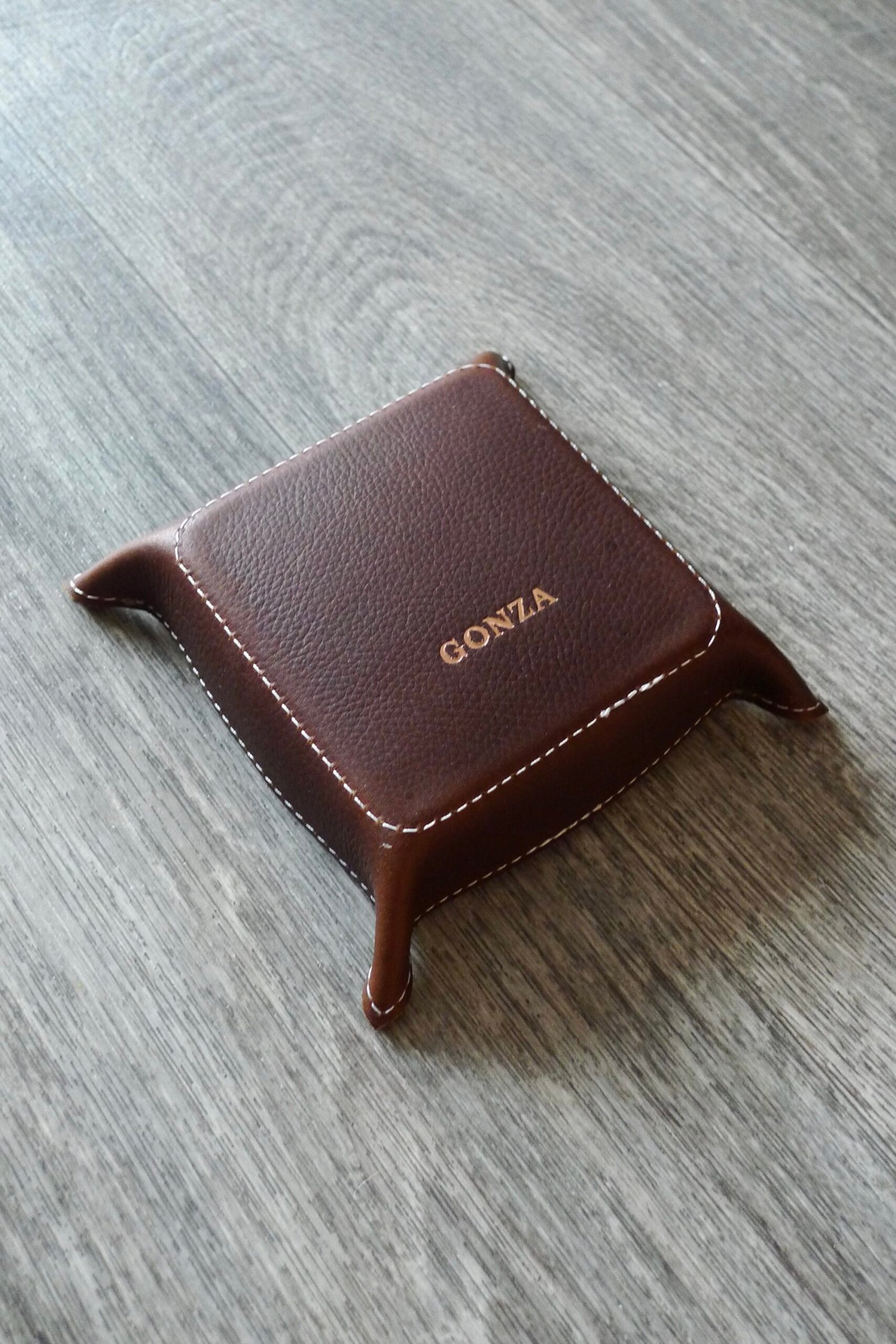 Handmade Leather Valet Tray 4x4 - Image 8