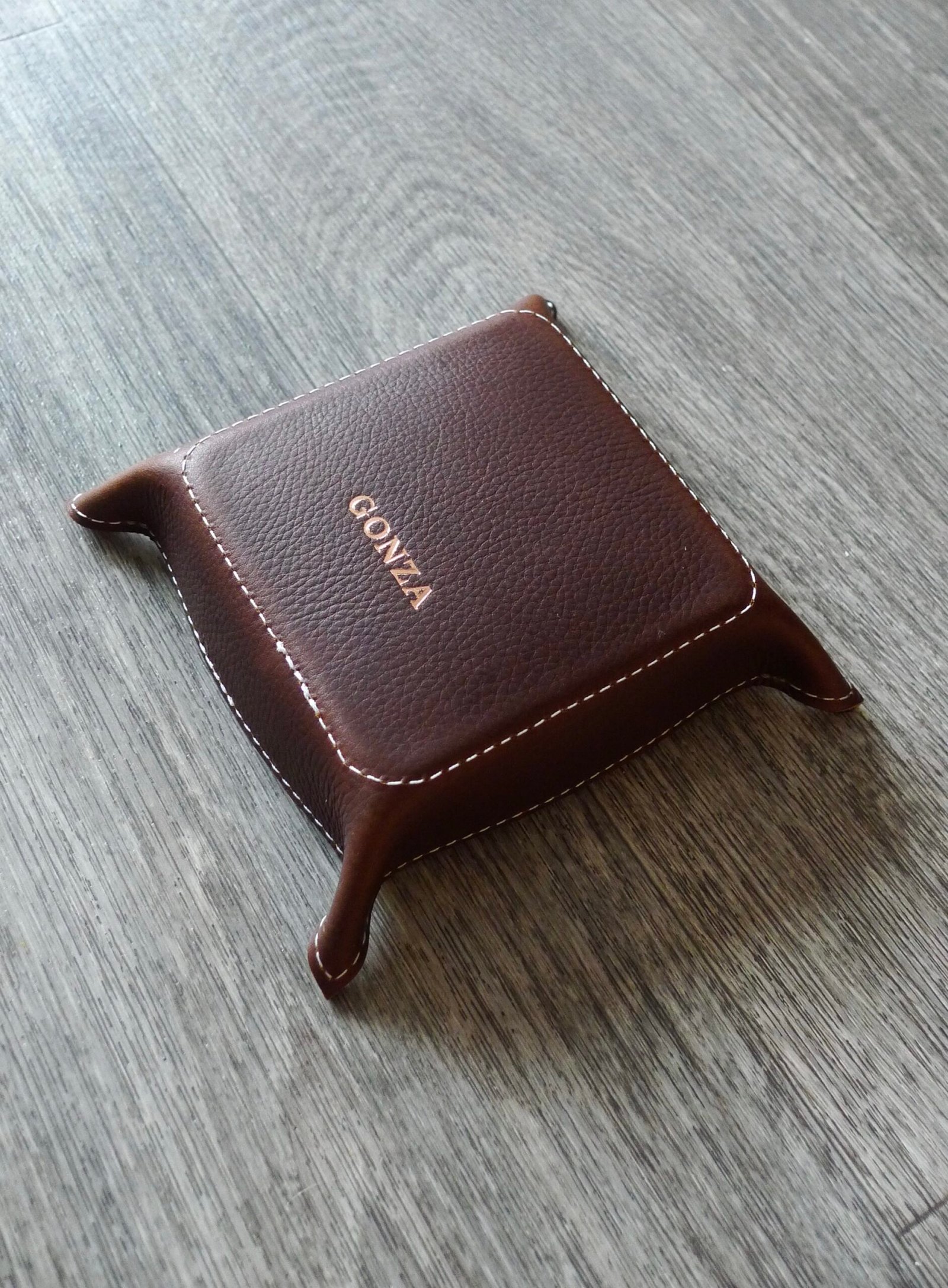 Handmade Leather Valet Tray 4x4 - Image 7