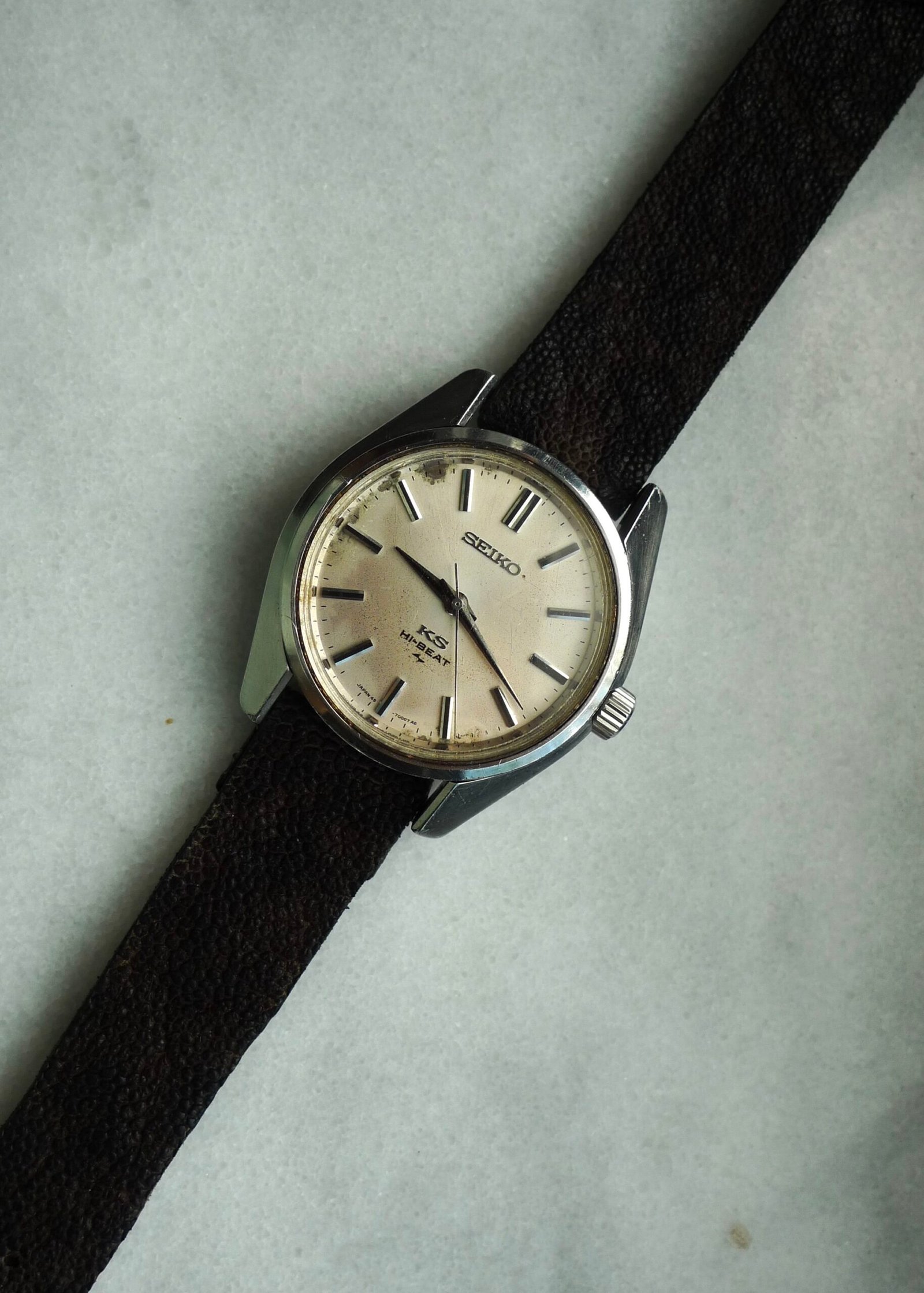 Handmade Elephant Leather Watch Strap 18mm - Image 3