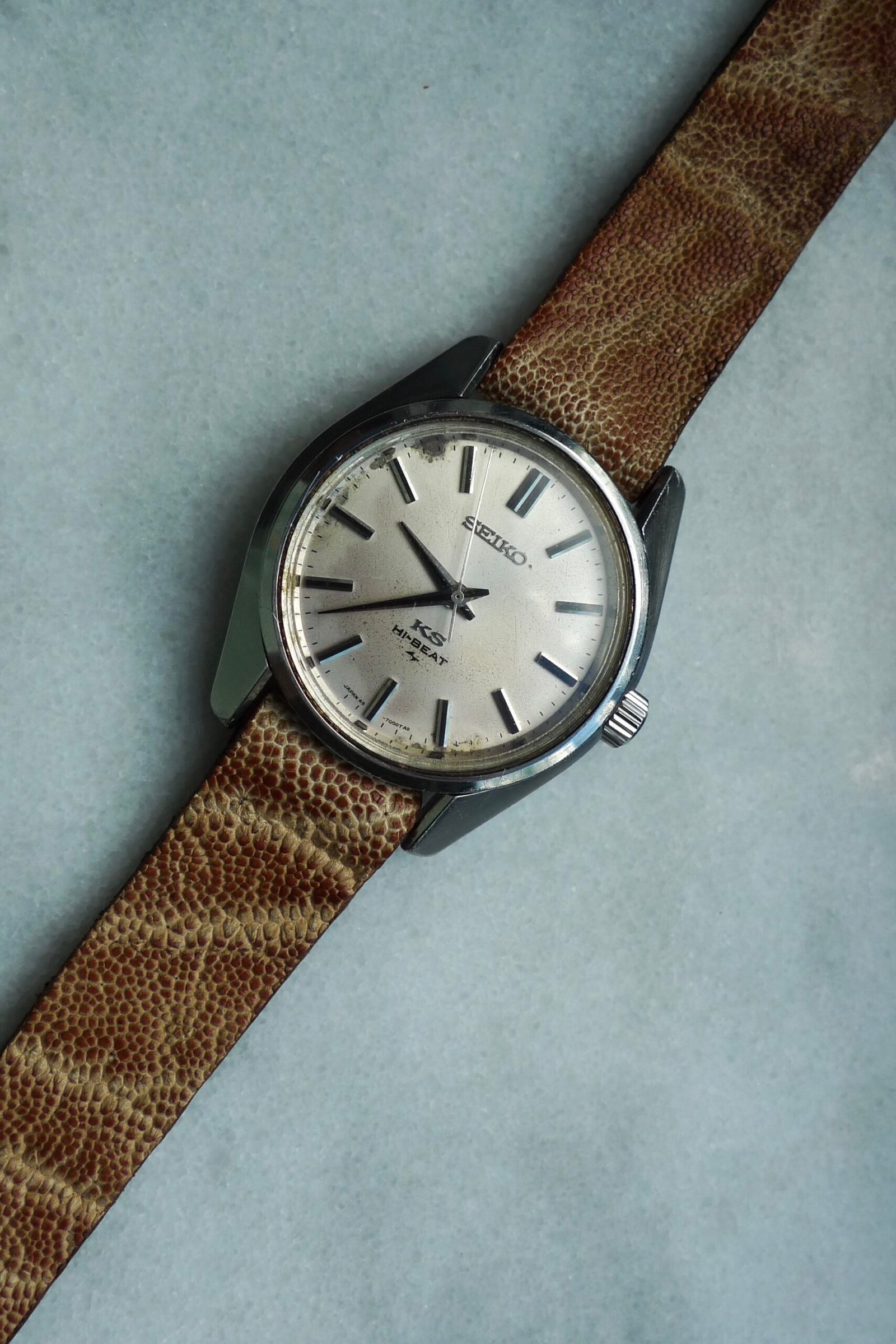 Handmade Elephant Leather Watch Strap 18mm