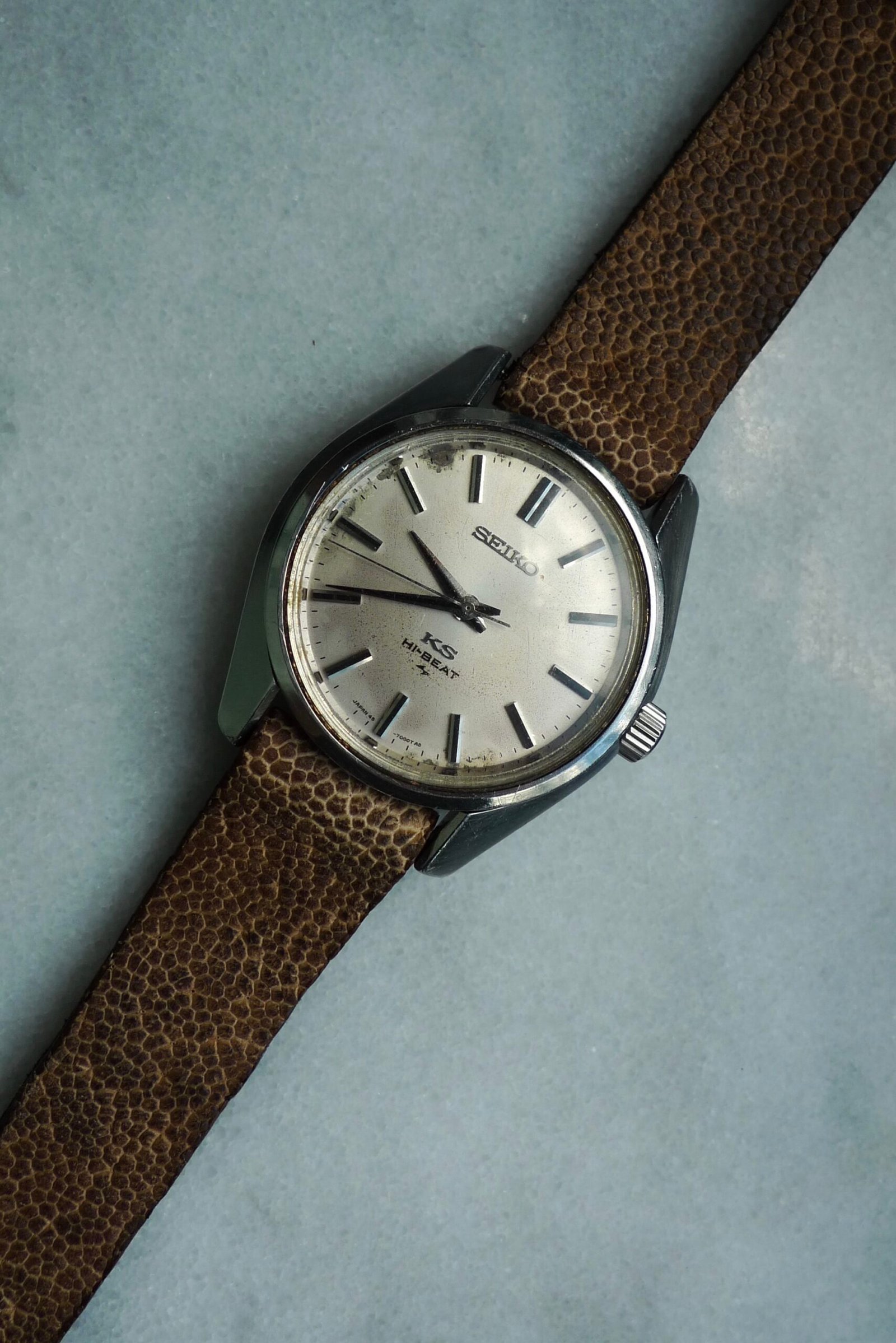 Handmade Elephant Leather Watch Strap 18mm
